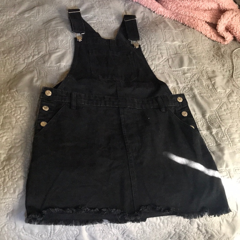 Forever 21 Jean Skirt Overalls